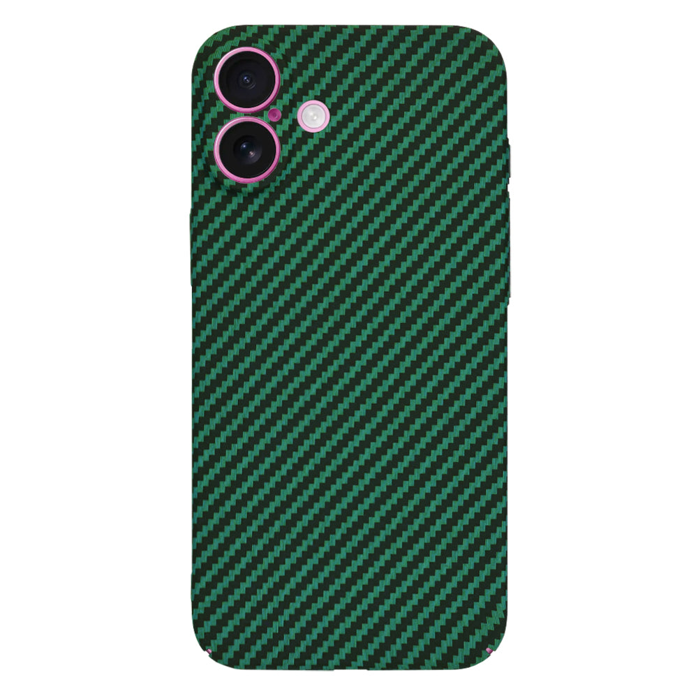 Cover til Apple iPhone 16 Plus, Techsuit, Carbonite FiberShell, Grøn