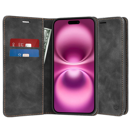 Cover til Apple iPhone 16 Plus, Techsuit, Confy, Sort