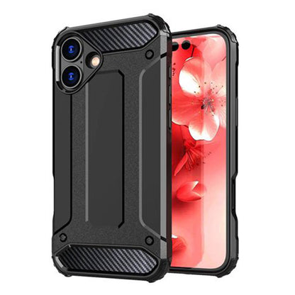 Cover til Apple iPhone 16 Plus, Techsuit, Hybrid Armor, Sort