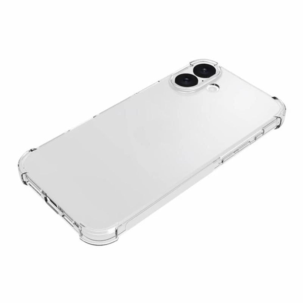 Cover til Apple iPhone 16 Plus, Techsuit, Shockproof Clear (Stor Linsehulsåbning), Transparent