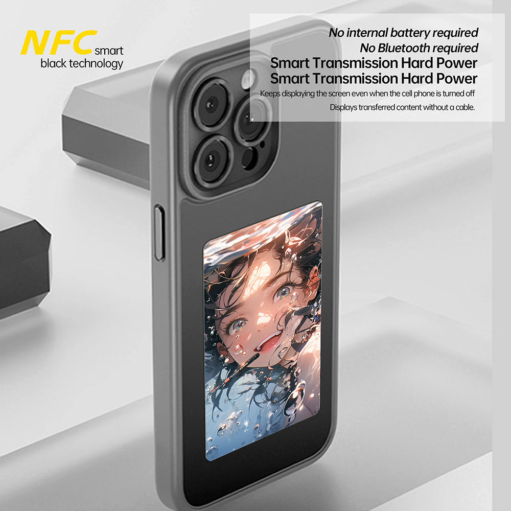 Cover til Apple iPhone 16 Plus, Techsuit, SmartScreen NFC, Sort