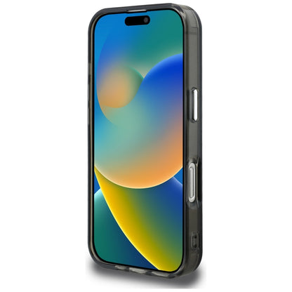 Cover til Apple iPhone 16 Pro, Karl Lagerfeld, IML Aquarelle Logo Choupette, Sort