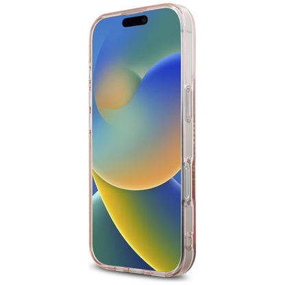 Etui til Apple iPhone 16 Pro, Karl Lagerfeld, IML Rhinestones Karl's Head, Pink