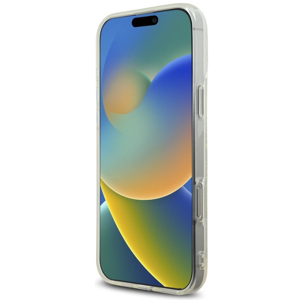 Etui til Apple iPhone 16 Pro, Karl Lagerfeld, IML Rhinestones Transparent Logo, Gennemsigtig