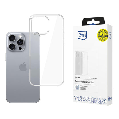 Cover til Apple iPhone 16 Pro Max, 3MK, Klar, Transparent