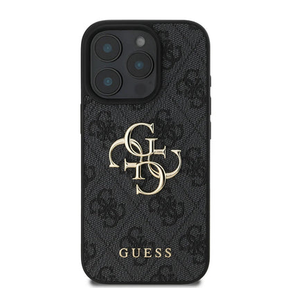 Etui til Apple iPhone 16 Pro Max, Guess, 4G Big Logo, Sort