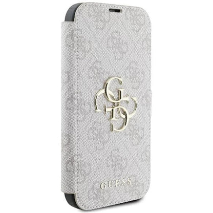 Etui til Apple iPhone 16 Pro Max, Guess, 4G Book, Pink