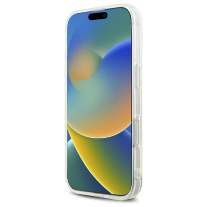 Etui til Apple iPhone 16 Pro Max, Karl Lagerfeld, IML Rhinestones Karl's Head, Gennemsigtig