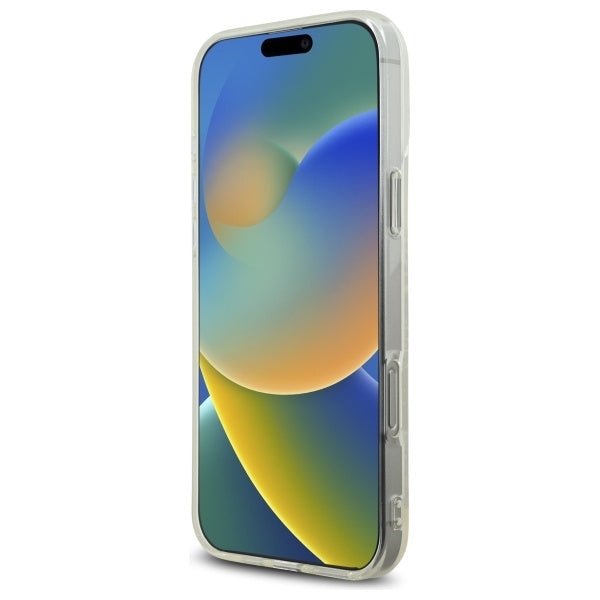 Etui til Apple iPhone 16 Pro Max, Karl Lagerfeld, IML Rhinestones Transparent Logo, Gennemsigtig