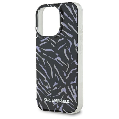 Etui til Apple iPhone 16 Pro Max, Karl Lagerfeld, Zebra with Cord Strap, Lilla
