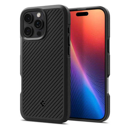 Etui til Apple iPhone 16 Pro Max, Spigen, Core Armor, Mat Sort