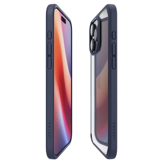 Etui til Apple iPhone 16 Pro Max, Spigen, Ultra Hybrid, Marineblå