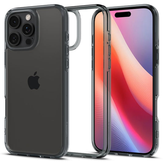 Etui til Apple iPhone 16 Pro Max, Spigen, Ultra Hybrid, Røgfarvet ACS07994