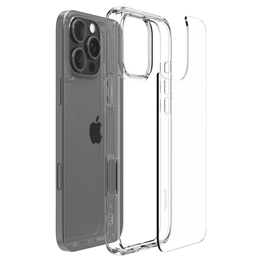 Etui til Apple iPhone 16 Pro Max, Spigen, Ultra Hybrid, Gennemsigtig ACS07992