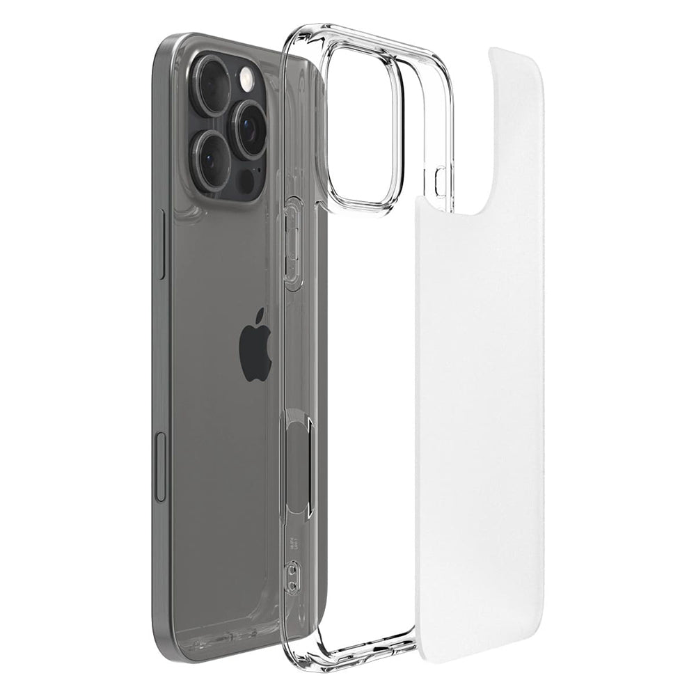 Etui til Apple iPhone 16 Pro Max, Spigen, Ultra Hybrid, Satin Transparent ACS07993