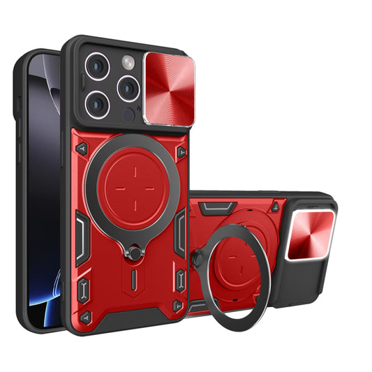 Cover til Apple iPhone 16 Pro Max, Techsuit, CamGuard Pro, Rød