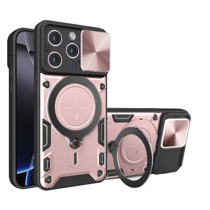 Cover til Apple iPhone 16 Pro Max, Techsuit, CamGuard Pro, Lyserød Guld