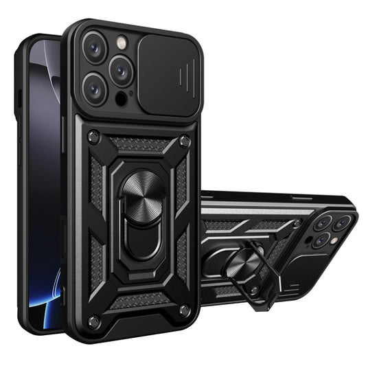 Cover til Apple iPhone 16 Pro Max, Techsuit, CamShield, Sort