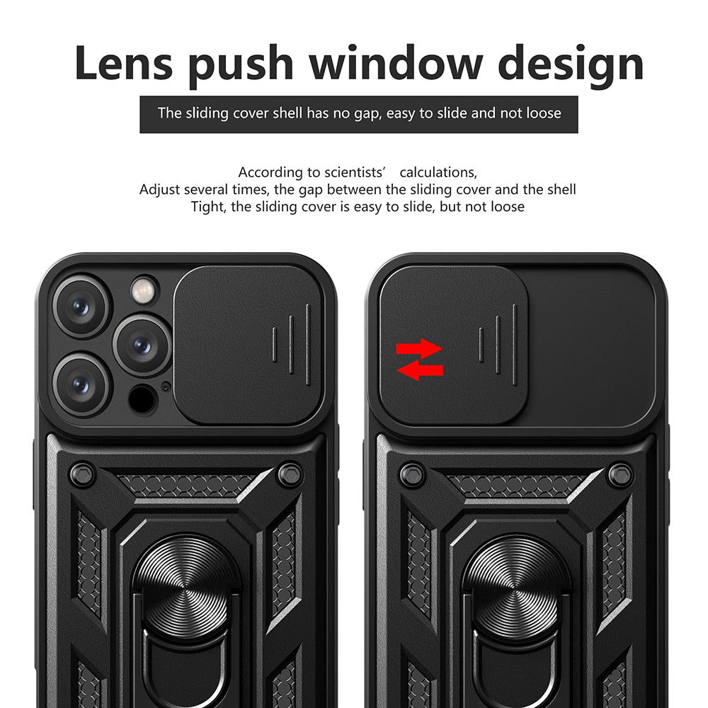 Cover til Apple iPhone 16 Pro Max, Techsuit, CamShield, Sort