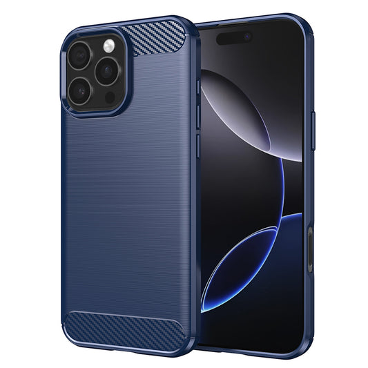Cover til Apple iPhone 16 Pro Max, Techsuit, Carbon, Blå