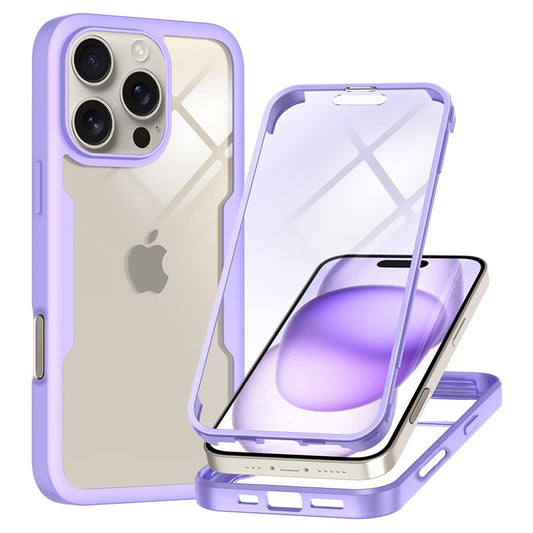 Case for Apple iPhone 16 Pro Max, Techsuit, ColorVerse 360, Purple