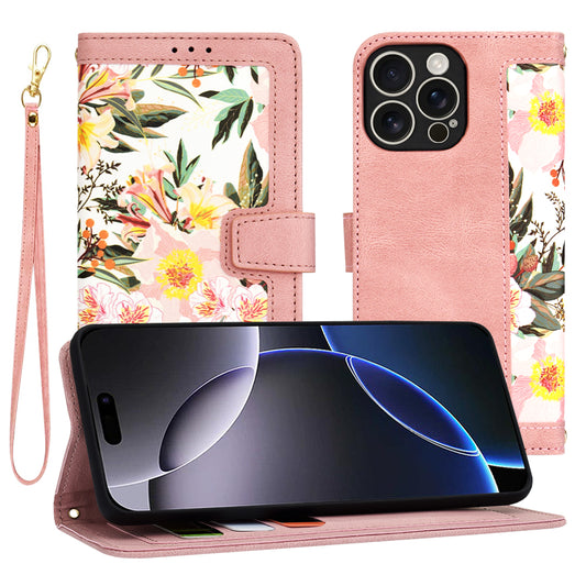 Cover til Apple iPhone 16 Pro Max, Techsuit, FlipCraft, Pink