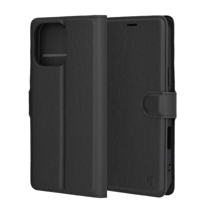 Etui til Apple iPhone 16 Pro Max, Techsuit, Leather Folio, Sort