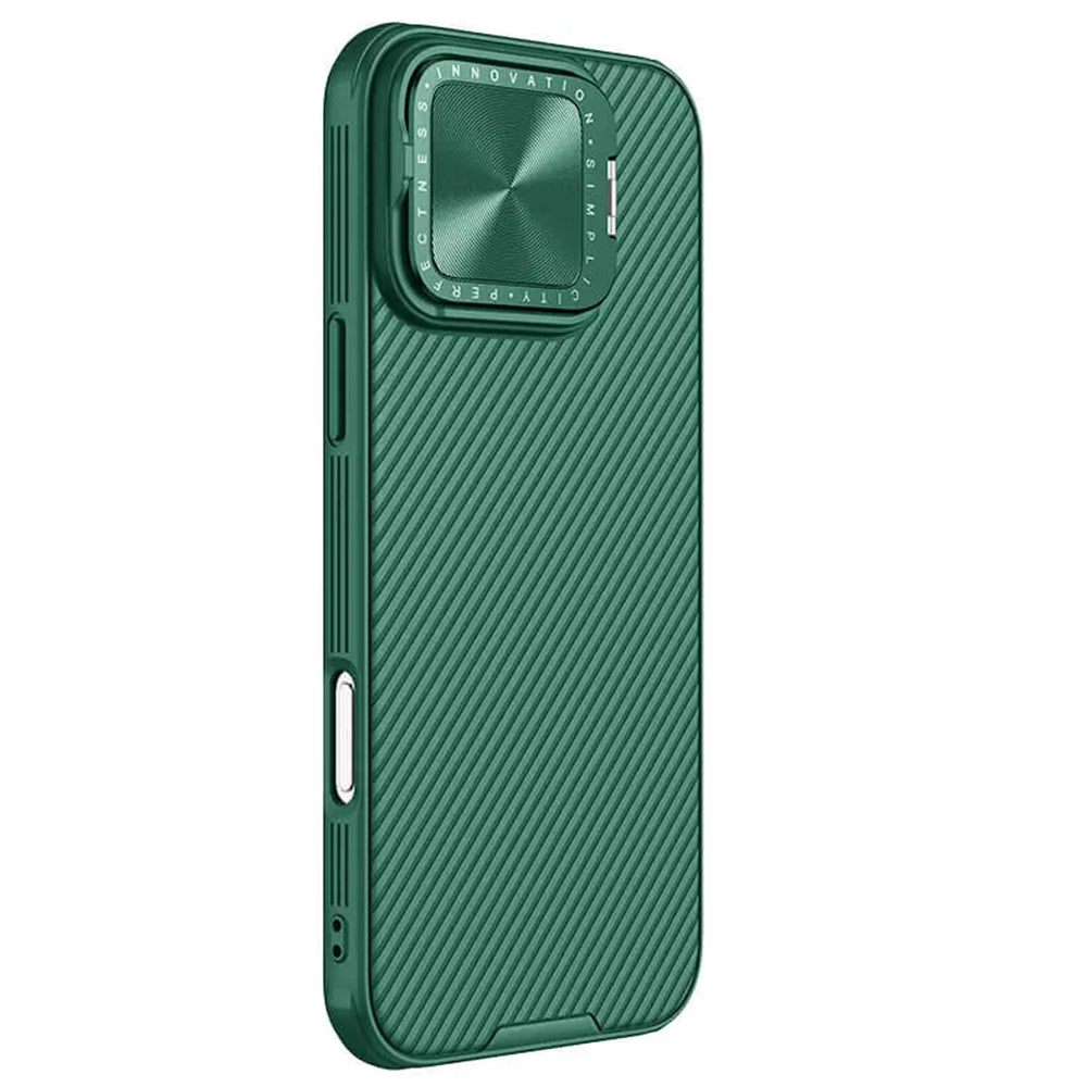 Cover til Apple iPhone 16 Pro, Nillkin, CamShield Prop, Grøn