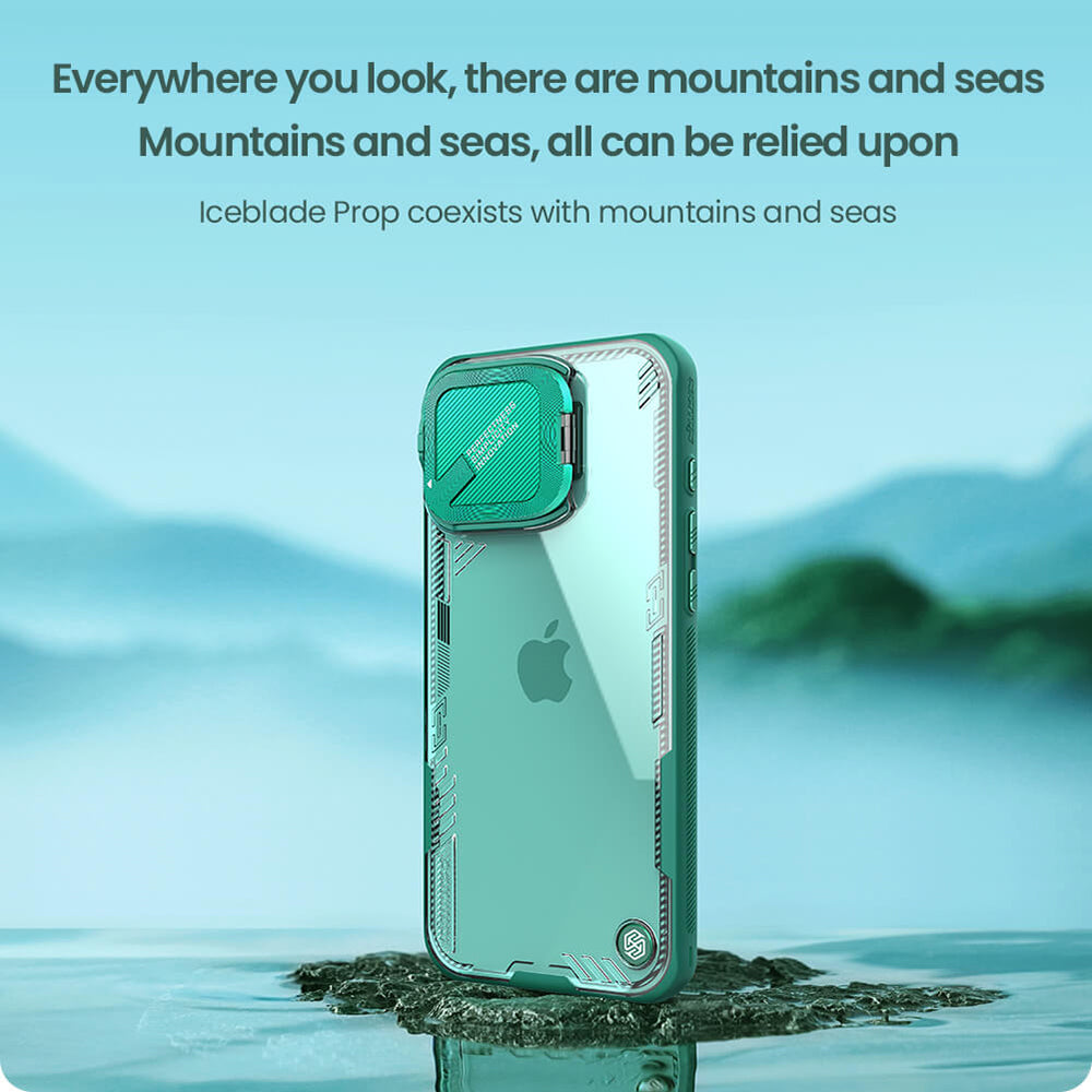 Cover til Apple iPhone 16 Pro, Nillkin, Iceblade Prop (uden kameraklip), Sort