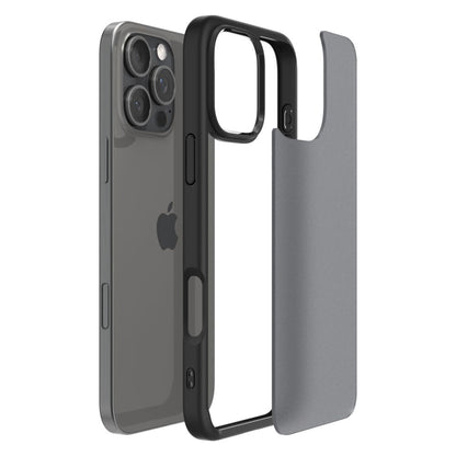 Cover til Apple iPhone 16 Pro, Spigen, Ultra Hybrid, Mat Sort ACS08124