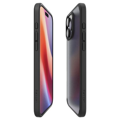 Cover til Apple iPhone 16 Pro, Spigen, Ultra Hybrid, Mat Sort ACS08124