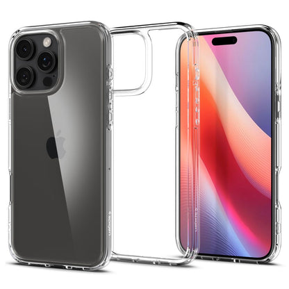 Etui til Apple iPhone 16 Pro, Spigen, Ultra Hybrid, Gennemsigtig ACS08121