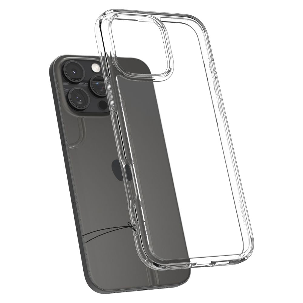 Etui til Apple iPhone 16 Pro, Spigen, Ultra Hybrid, Gennemsigtig ACS08121