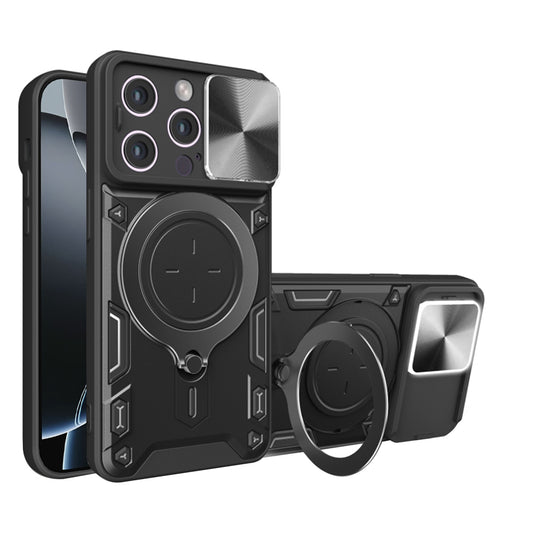 Cover til Apple iPhone 16 Pro, Techsuit, CamGuard Pro, Sort