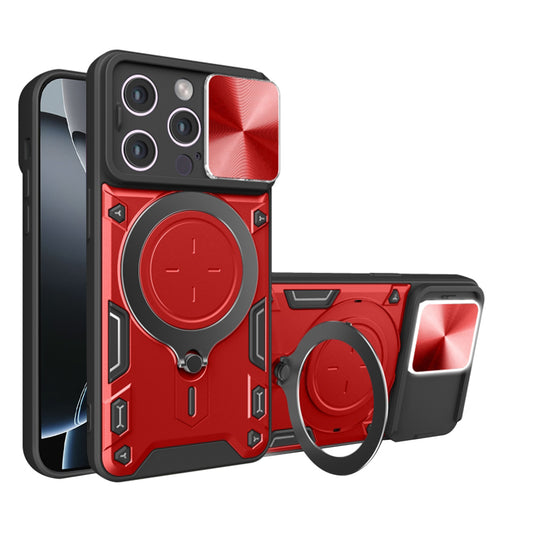 Cover til Apple iPhone 16 Pro, Techsuit, CamGuard Pro, Rød