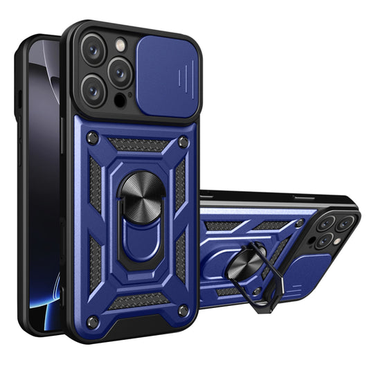 Cover til Apple iPhone 16 Pro, Techsuit, CamShield, Blå