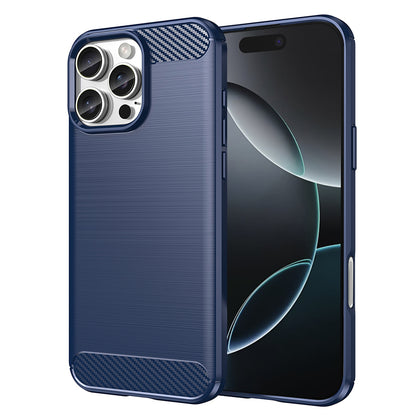 Cover til Apple iPhone 16 Pro, Techsuit, Carbon, Blå