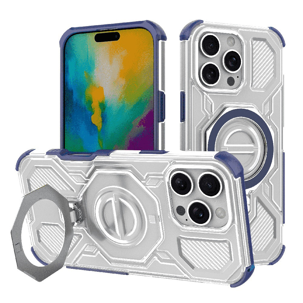 Cover til Apple iPhone 16 Pro, Techsuit, Carbon Shield Pro, Blå