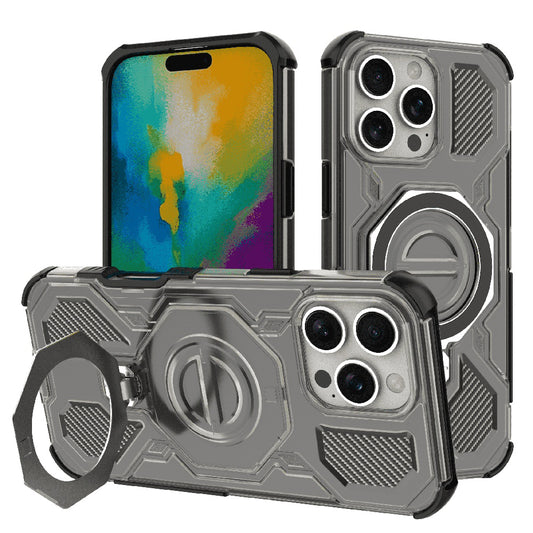 Cover til Apple iPhone 16 Pro, Techsuit, Carbon Shield Pro, Røgfarvet