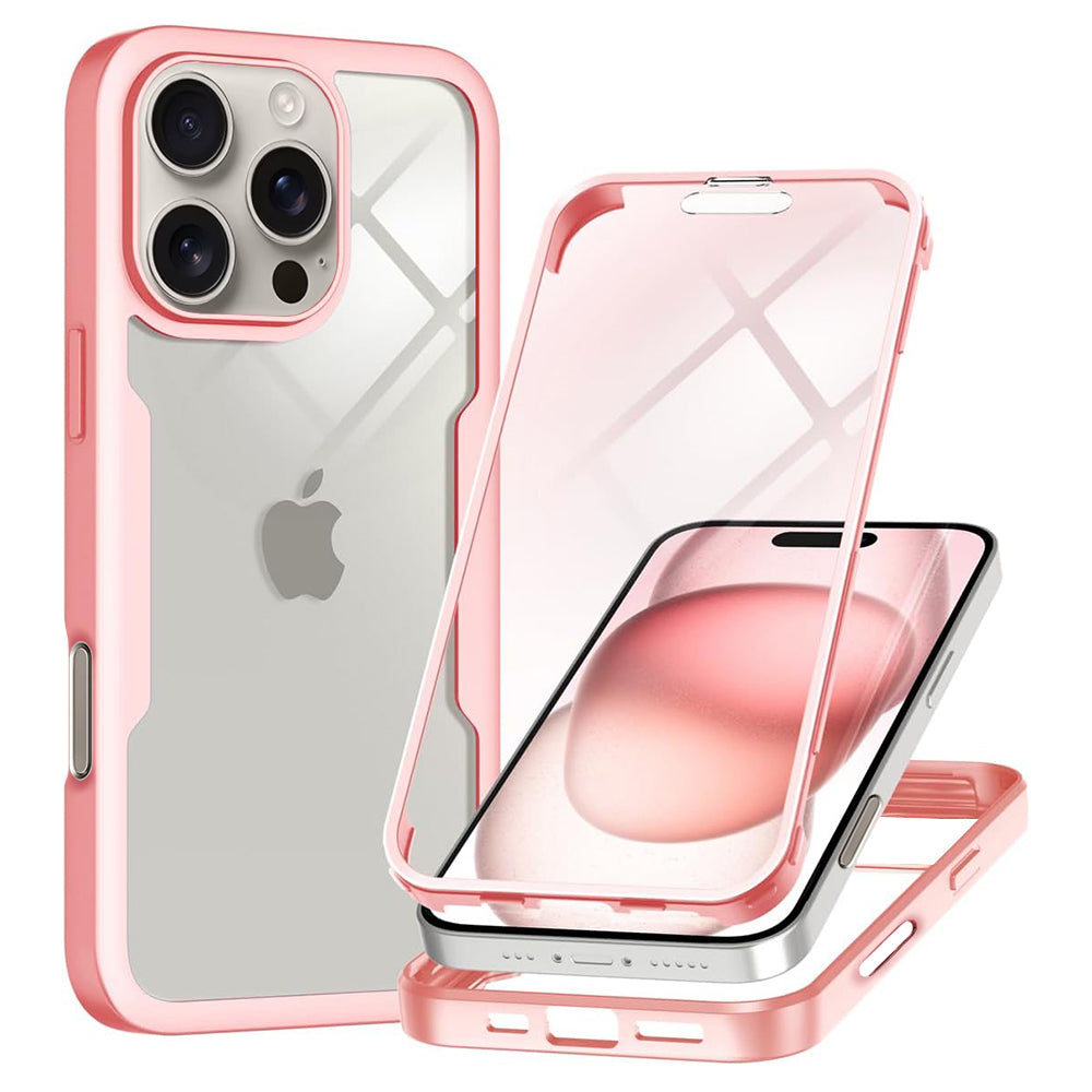 Cover til Apple iPhone 16 Pro, Techsuit, ColorVerse 360, Pink