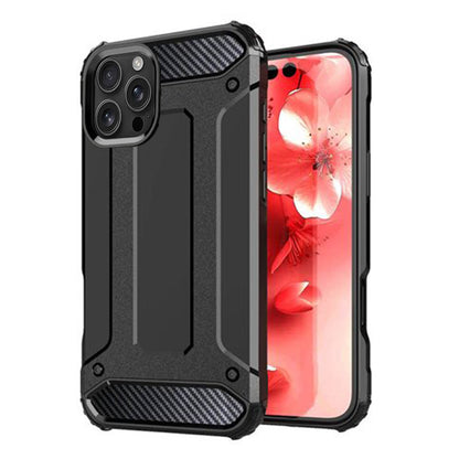 Cover til Apple iPhone 16 Pro, Techsuit, Hybrid Armor, Sort