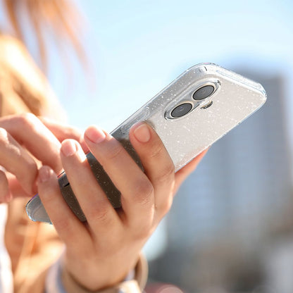 Cover til Apple iPhone 16, Spigen, Liquid Crystal Glitter, Transparent ACS08192