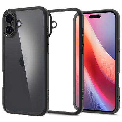 Etui til Apple iPhone 16, Spigen, Ultra Hybrid, Mat Sort ACS08201
