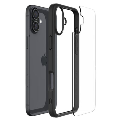 Etui til Apple iPhone 16, Spigen, Ultra Hybrid, Mat Sort ACS08201