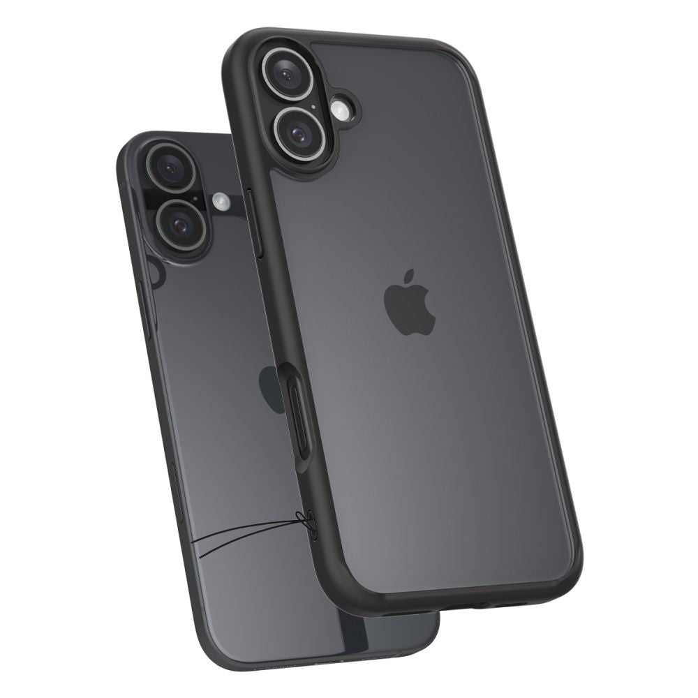 Etui til Apple iPhone 16, Spigen, Ultra Hybrid, Mat Sort ACS08201