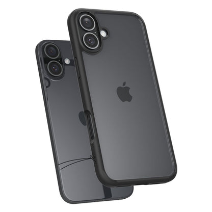 Etui til Apple iPhone 16, Spigen, Ultra Hybrid, Mat Sort ACS08201