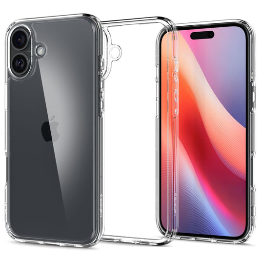 Cover til Apple iPhone 16, Spigen, Ultra Hybrid, Transparent