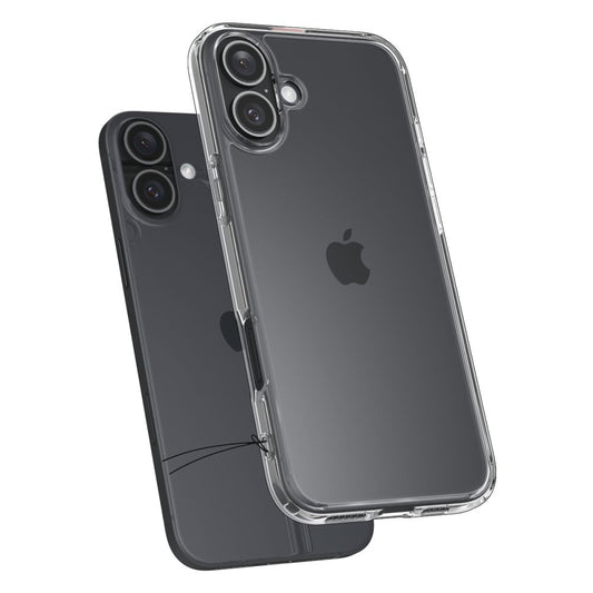Cover til Apple iPhone 16, Spigen, Ultra Hybrid, Transparent