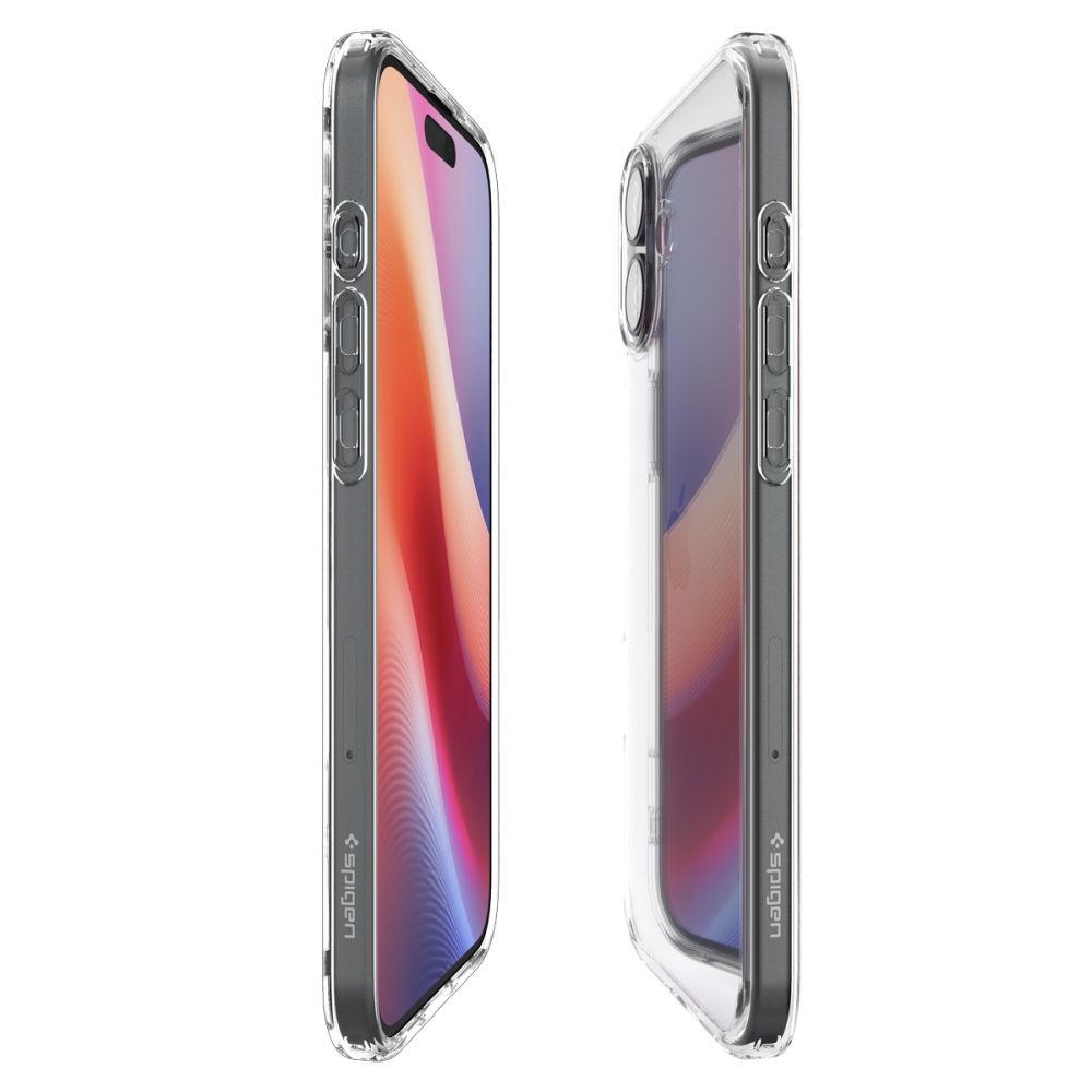 Cover til Apple iPhone 16, Spigen, Ultra Hybrid, Transparent