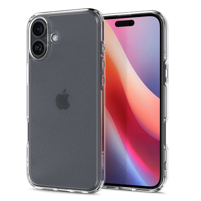 Etui til Apple iPhone 16, Spigen, Ultra Hybrid, Satin Transparent